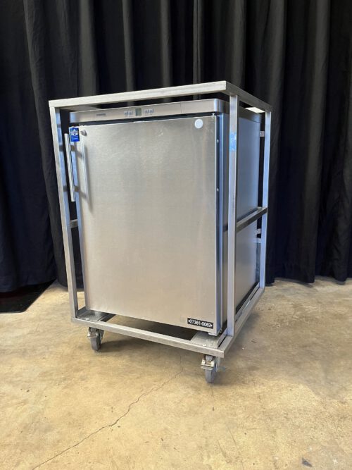 RVS koelkast klein 130 liter