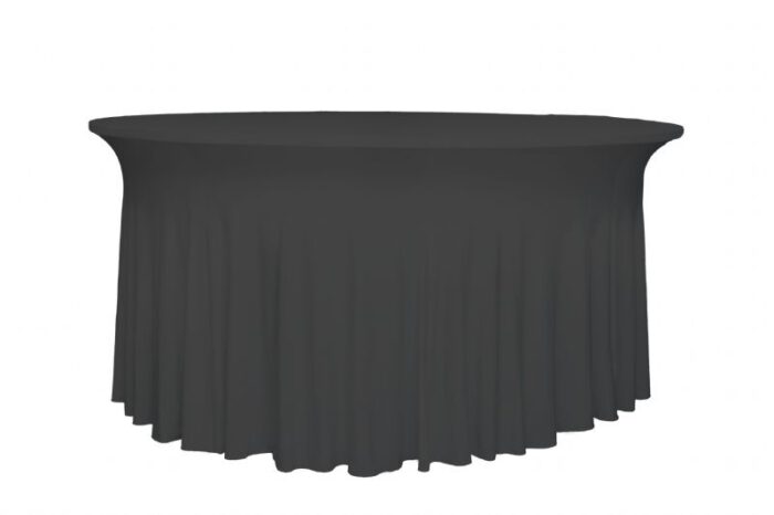 zwarte tafelrok 152 cm doorsnede