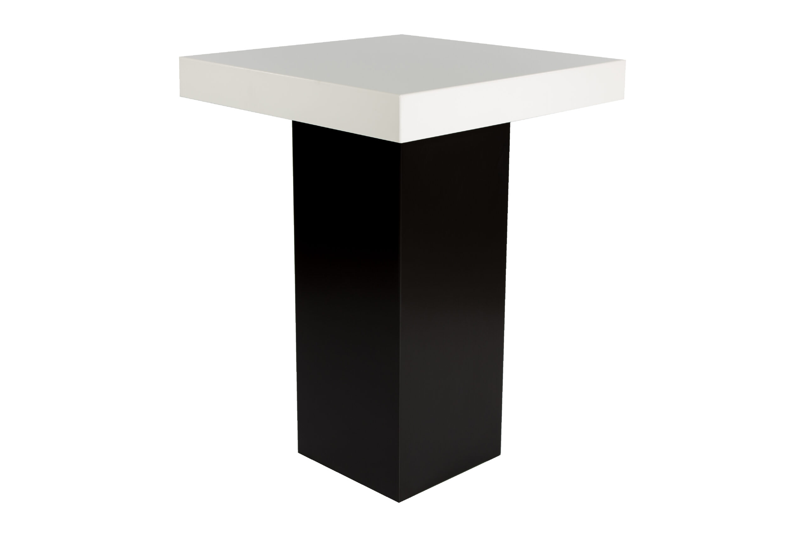 Sta-tafel Lounge zwart/wit 80 x 80 cm