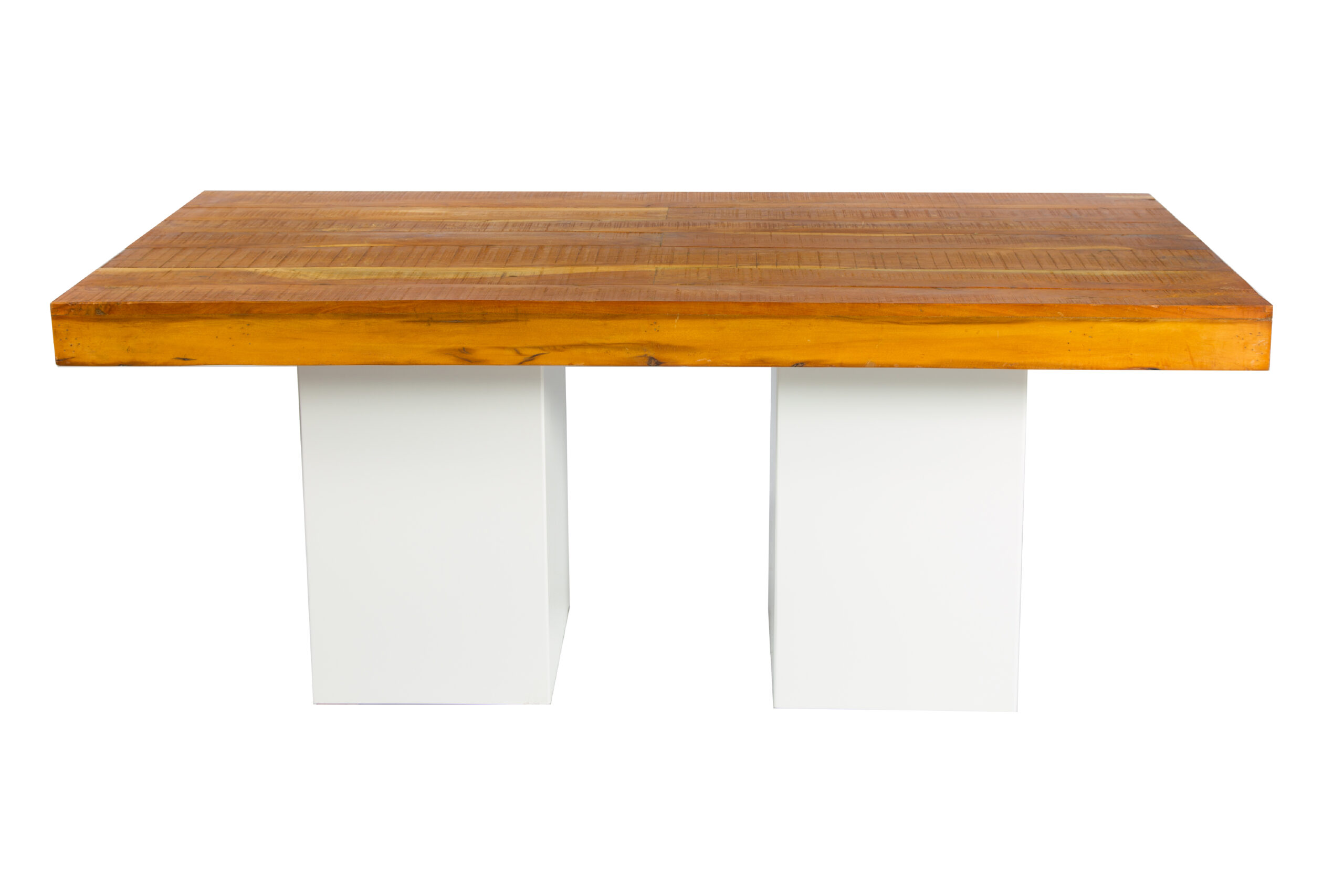 Lage tafel Lounge wit/mango 80 x 180 cm