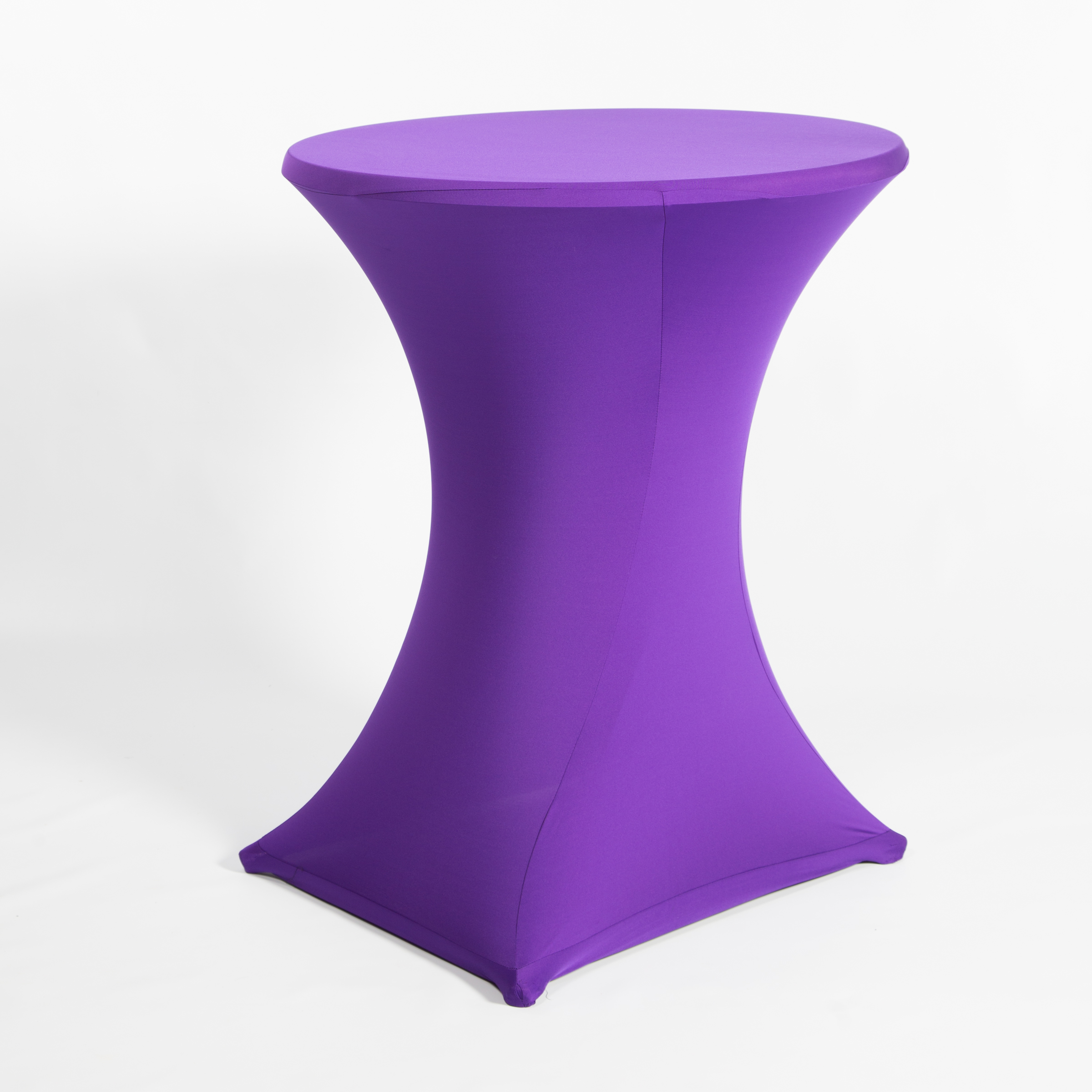 Sta-tafel rok stretch paars - Afbeelding 2