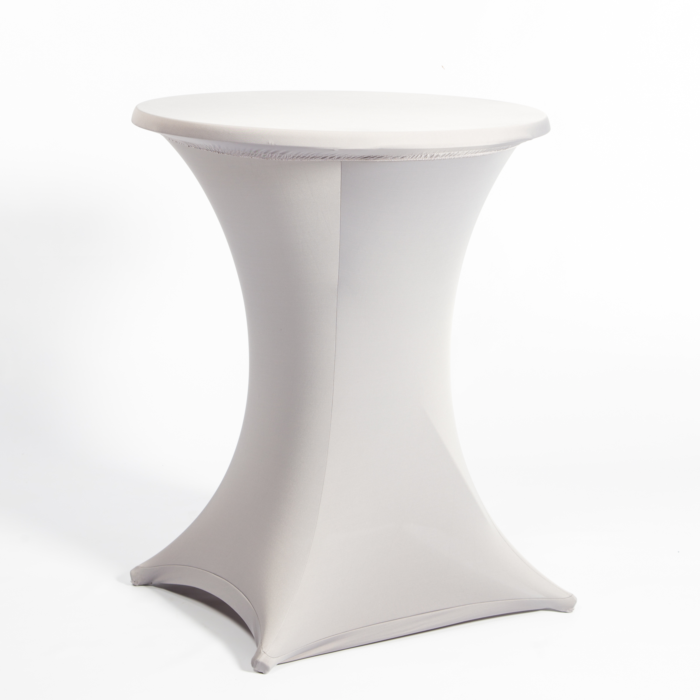 Sta-tafel rok stretch lichtgrijs - Afbeelding 2