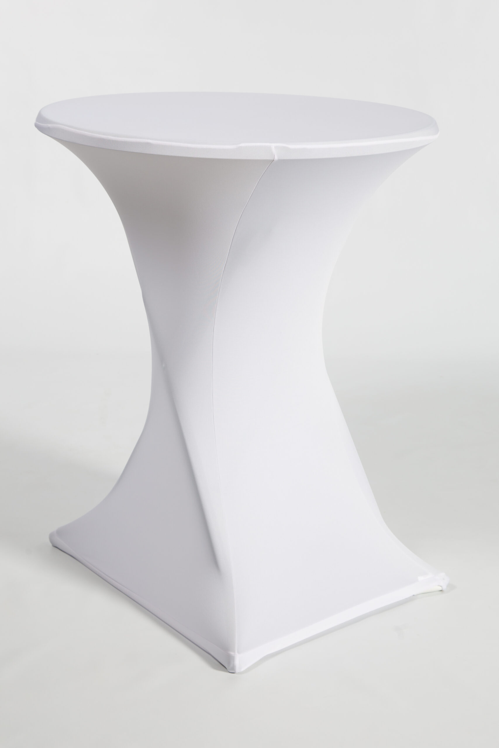 Sta-tafel rok stretch wit - Afbeelding 2