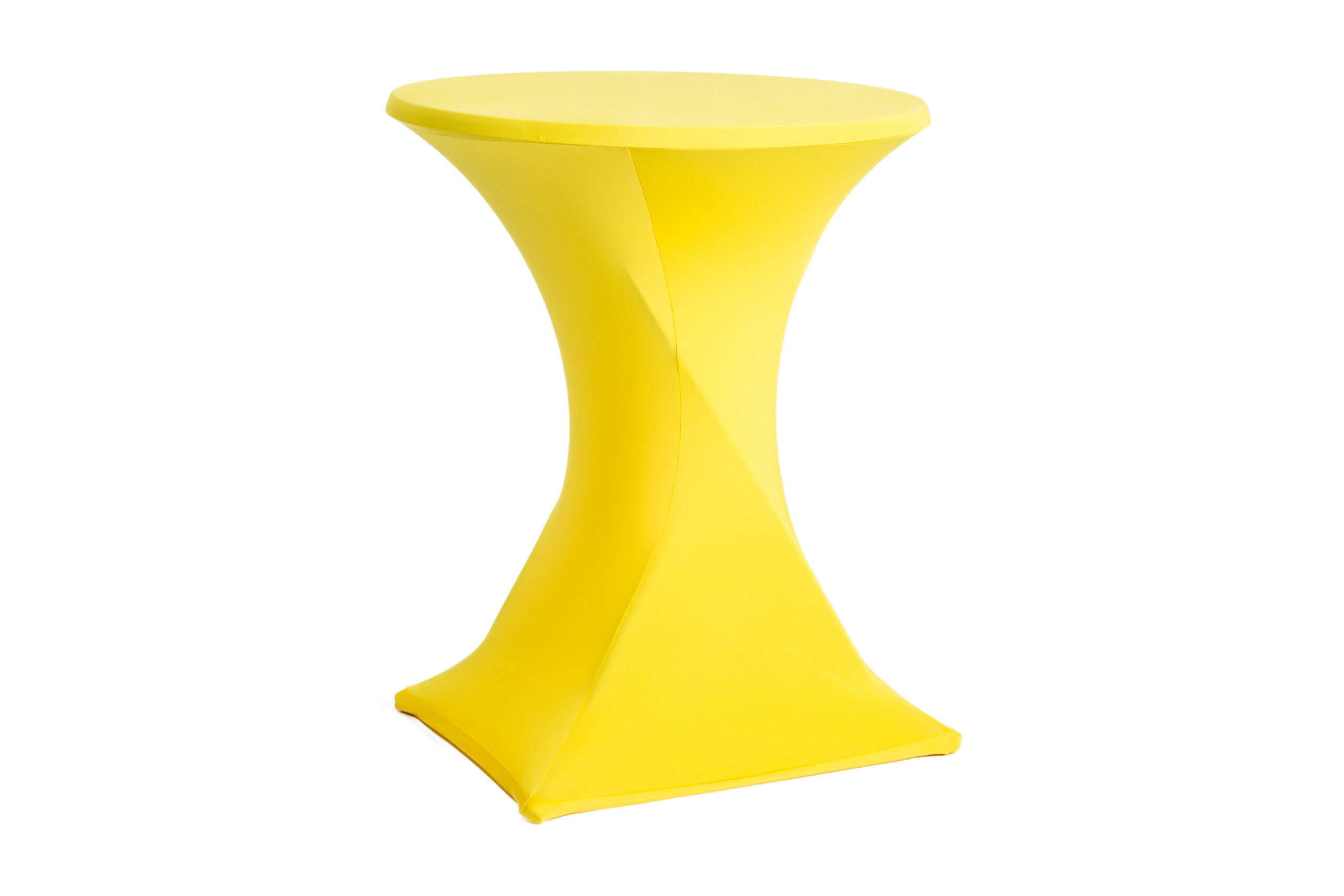 Sta-tafel rok stretch geel