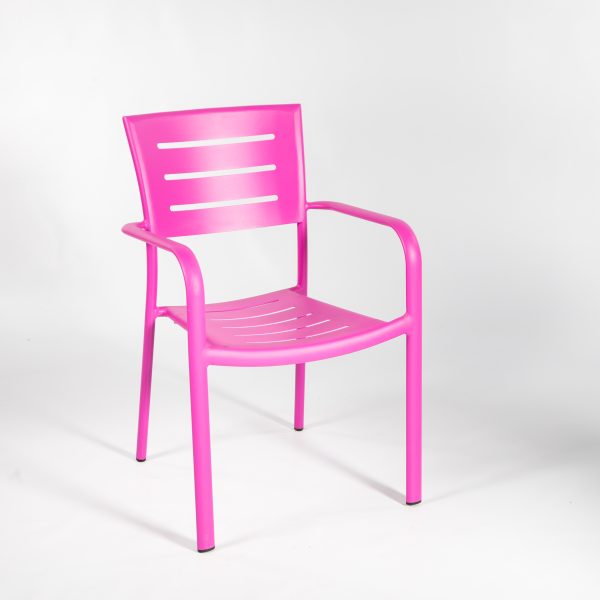 Stoel Tropical roze - Afbeelding 2