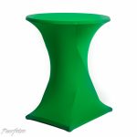 Sta-tafel rok stretch donkergroen - Afbeelding 3