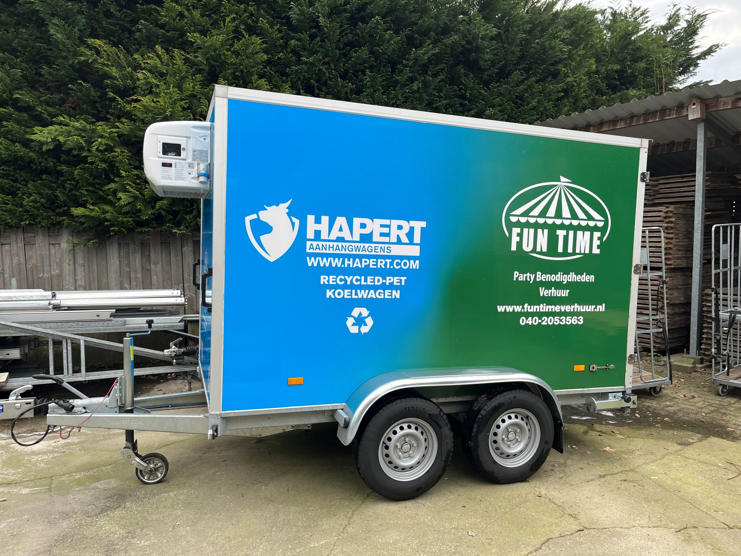 Koelaanhangwagen dagprijs