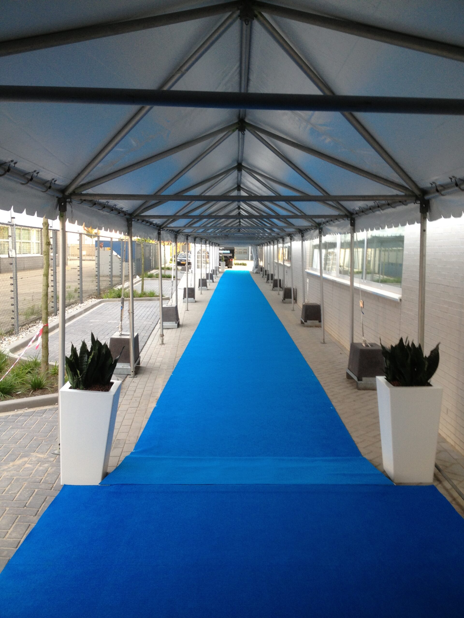 Loper blauw per m2 (ongelegd)