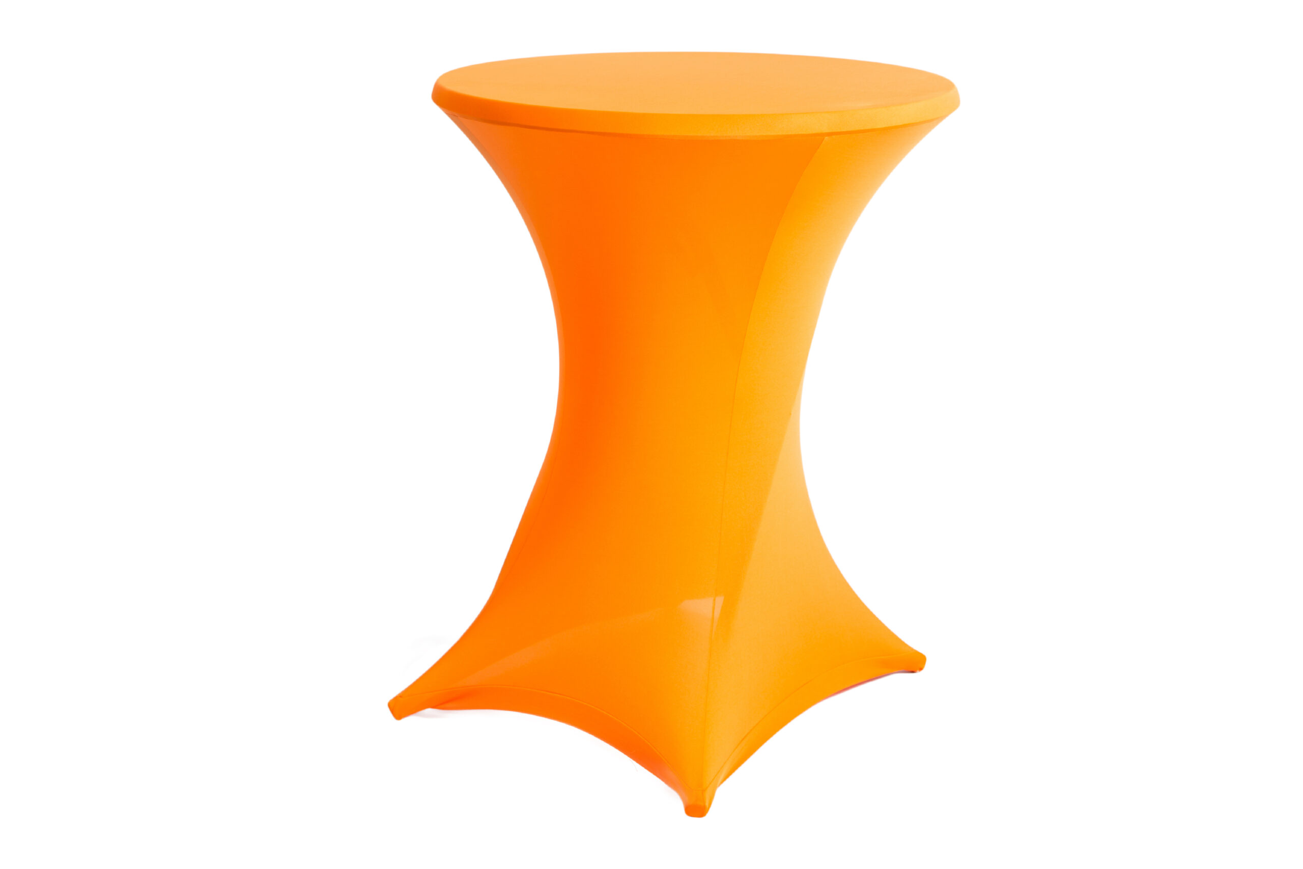 Sta-tafel rok stretch oranje