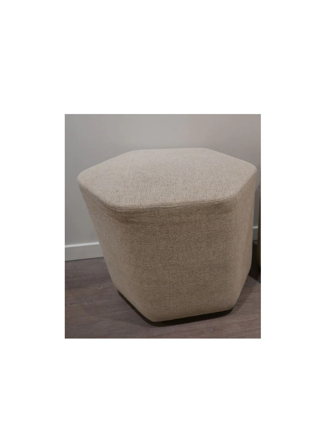 Poef beige - Afbeelding 2