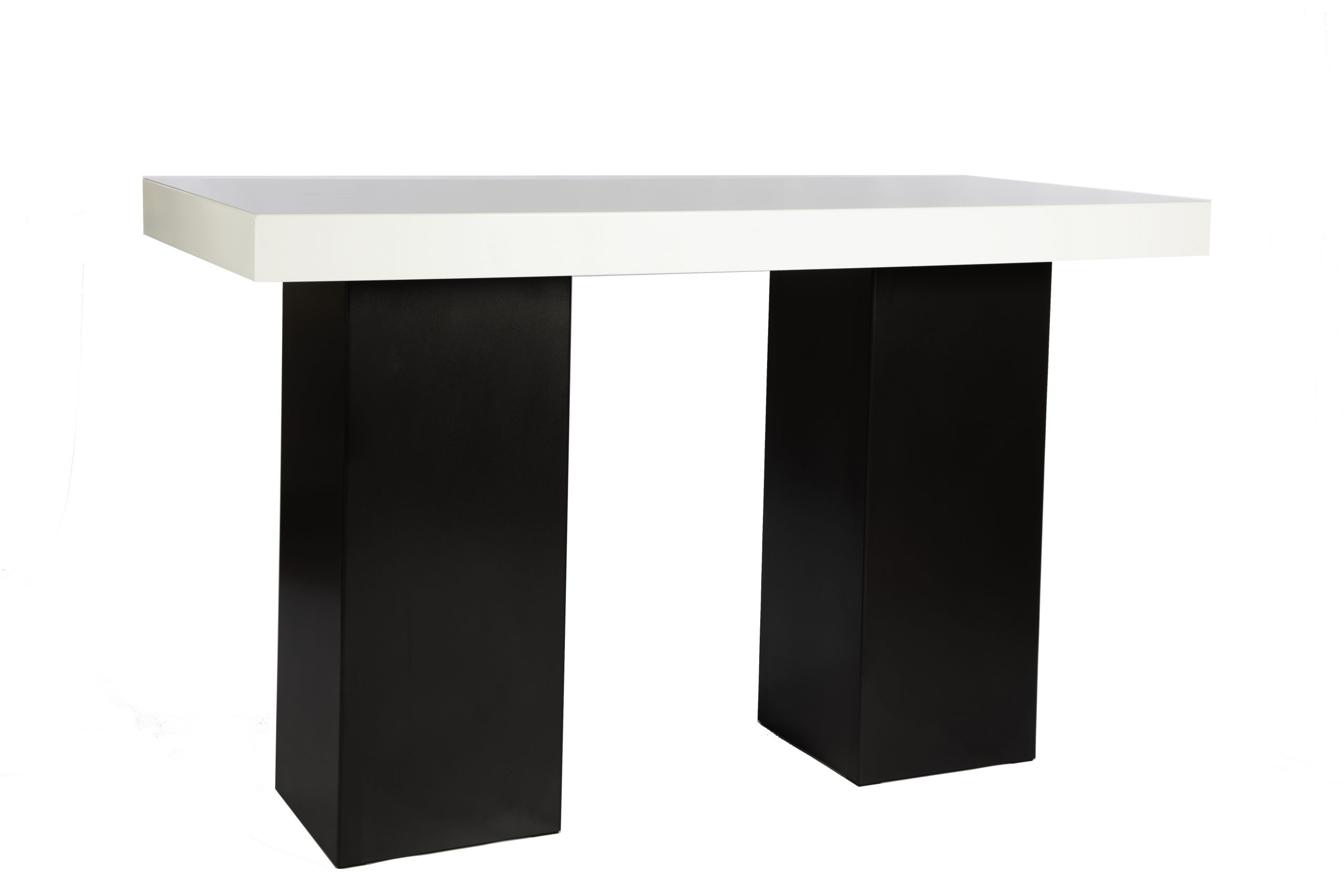 Sta-tafel Lounge zwart/wit 80 x 180 cm
