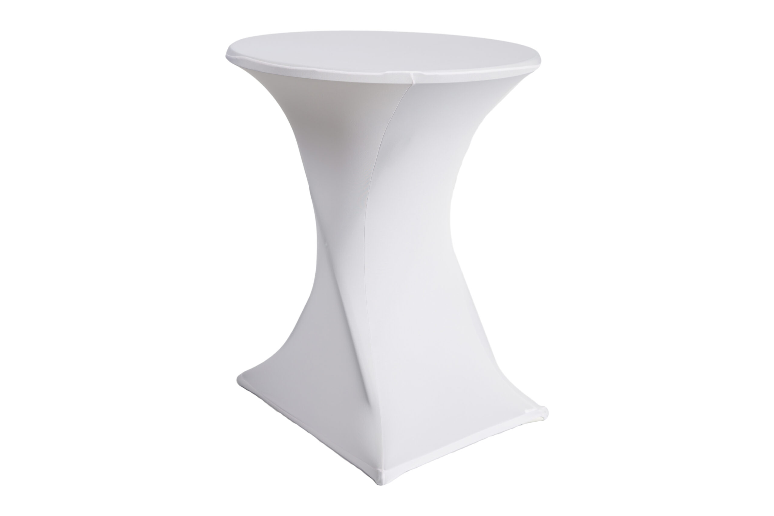 Sta-tafel rok stretch wit